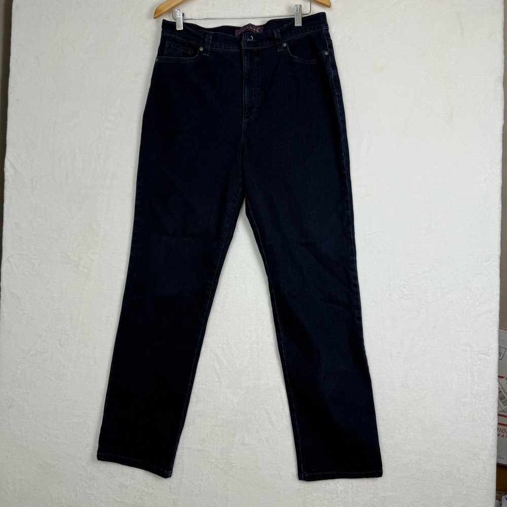 Gloria Vanderbilt Amanda Classic Tapered Jeans Dark Wash Size 14
